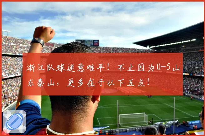 浙江队球迷意难平!不止因为0-5山东泰山,更多在于以下五点!