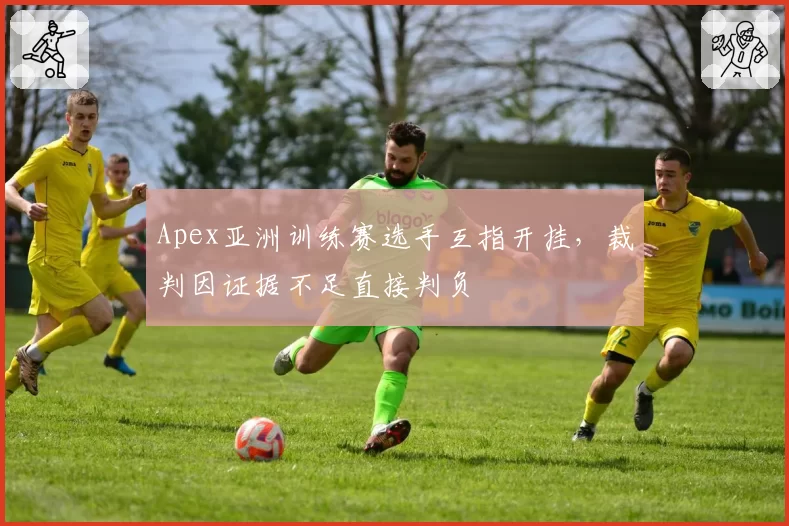 Apex亚洲训练赛选手互指开挂，裁判因证据不足直接判负