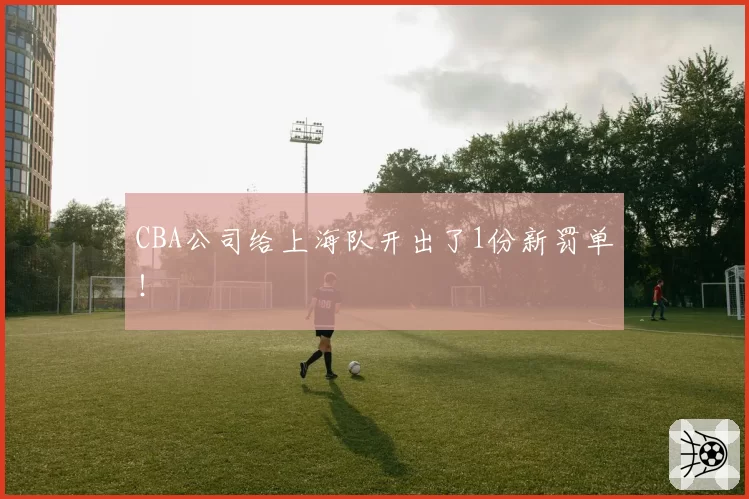 CBA公司给上海队开出了1份新罚单!
